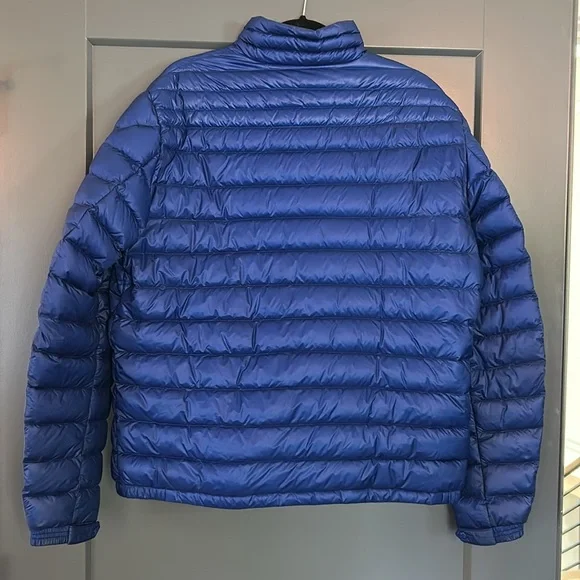 Moncler Blue Puffer Longue Saidon Jacket